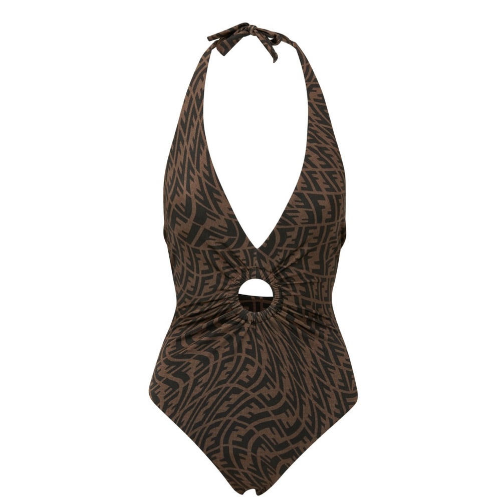 Brand new with tags, Fendi Halter Swimsuit.